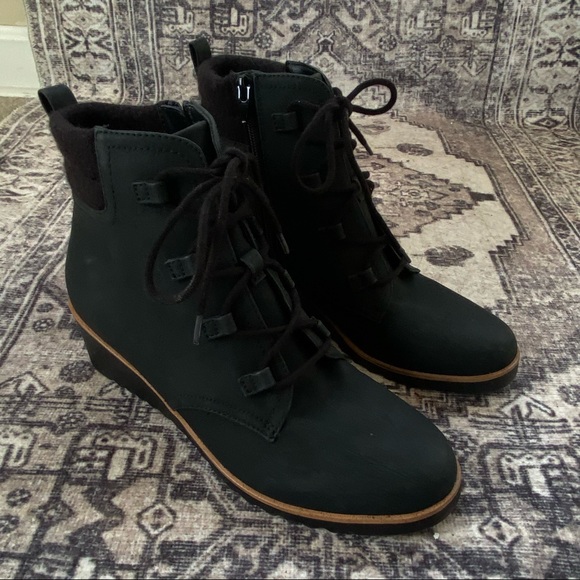 Women's Zone Medium/Wide Lace Up Wedge Bootie ❤️🔥NEW Spring / Summer Shoes - Picture 2 of 7